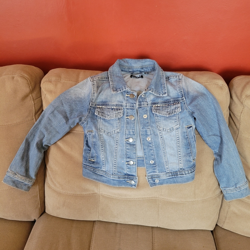 5/6 Jean Jacket Bling - Picture 3 of 3